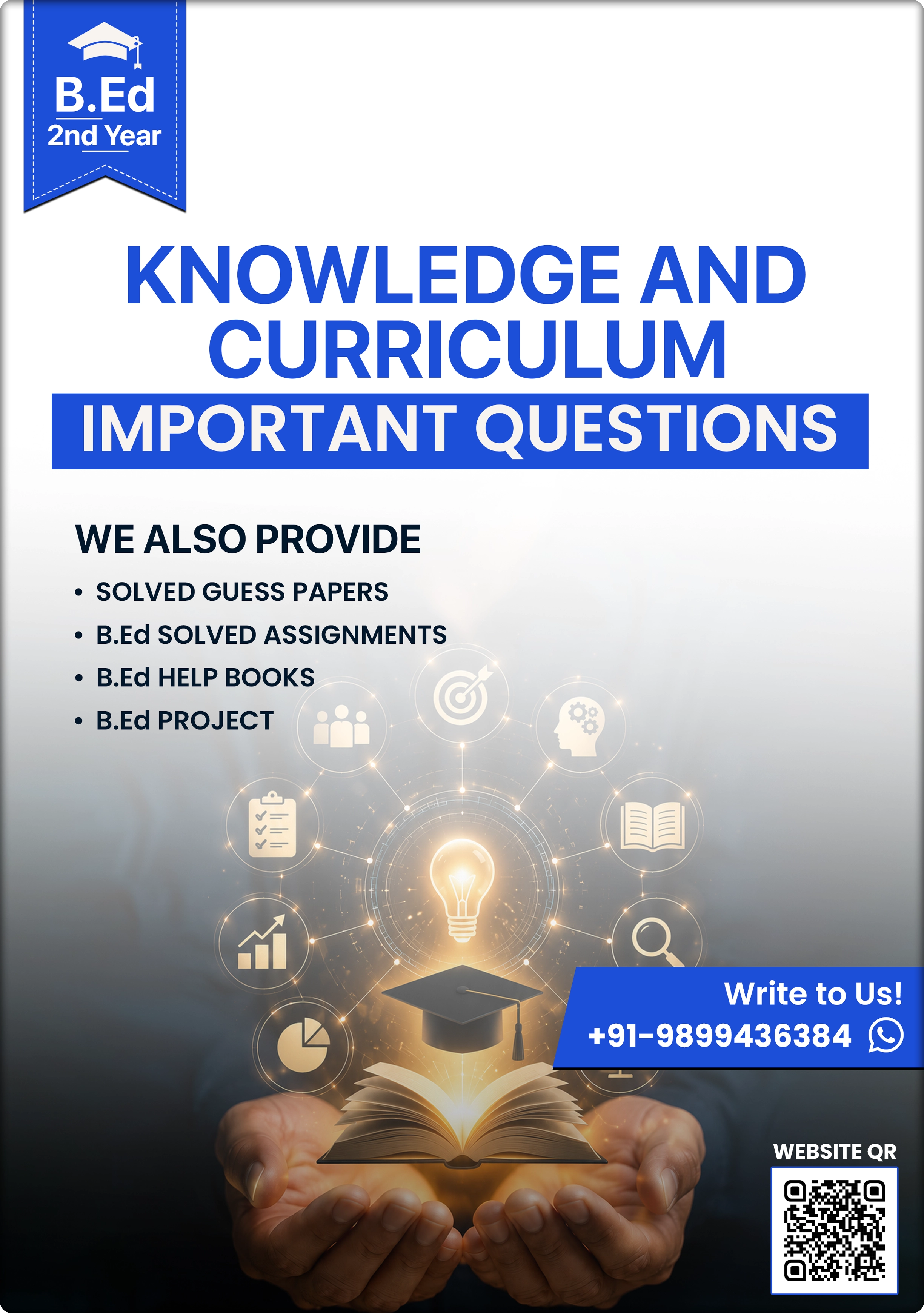 Knowledge and Curriculum Important Questions B.Ed 2nd Year MDU Rohtak 2026