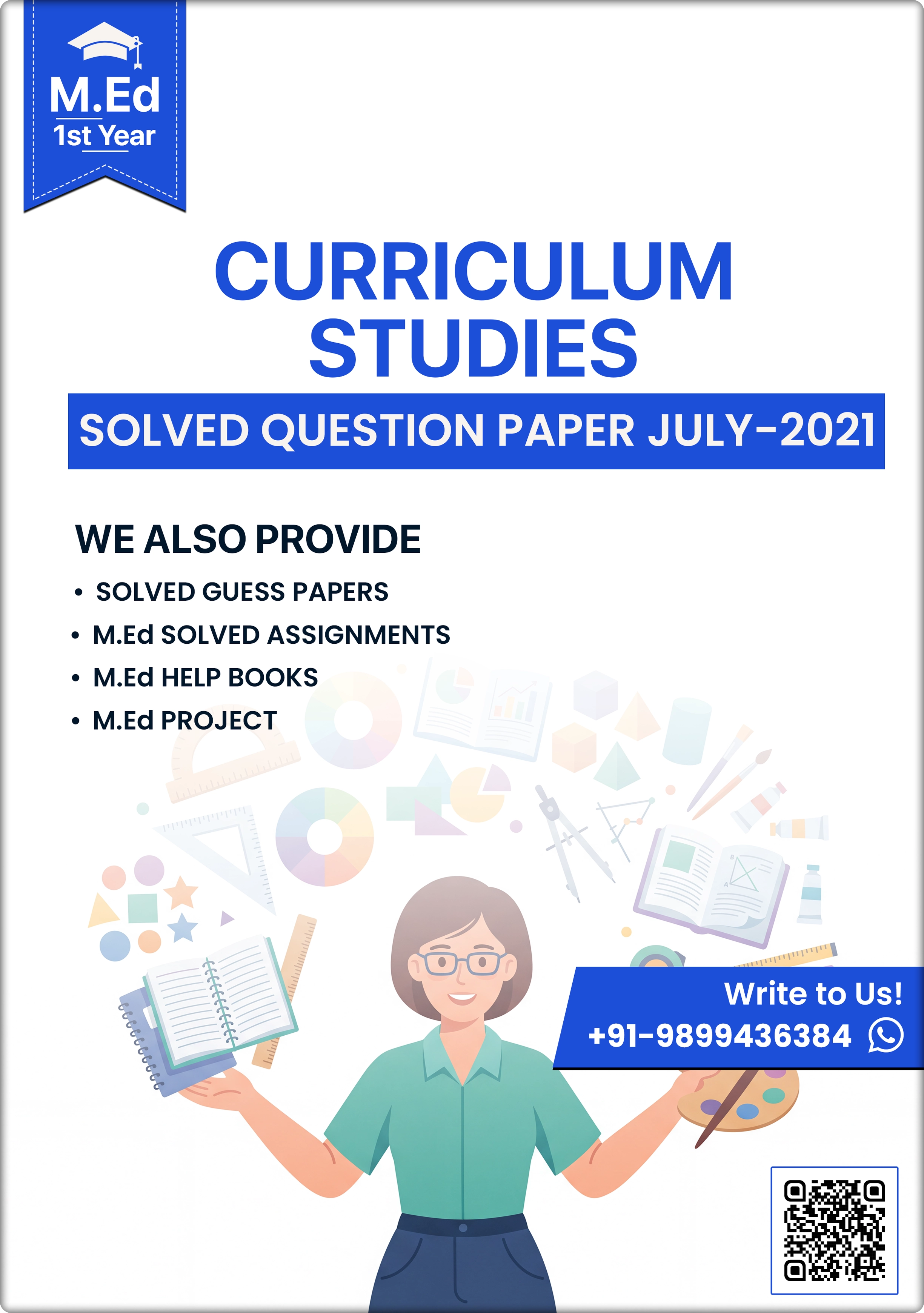 Curriculum Studies — M.Ed 2nd Sem Question Paper, July 2021 (Code 17007, with Solutions)