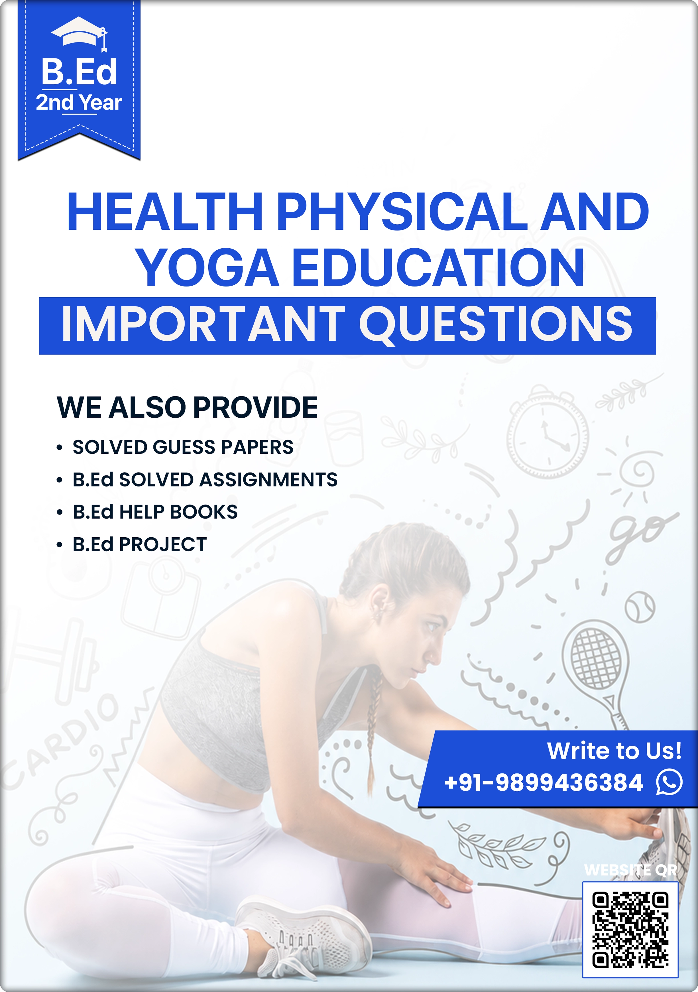 Health Physical and Yoga Education Important Questions B.Ed 2nd Year MDU Rohtak 2026