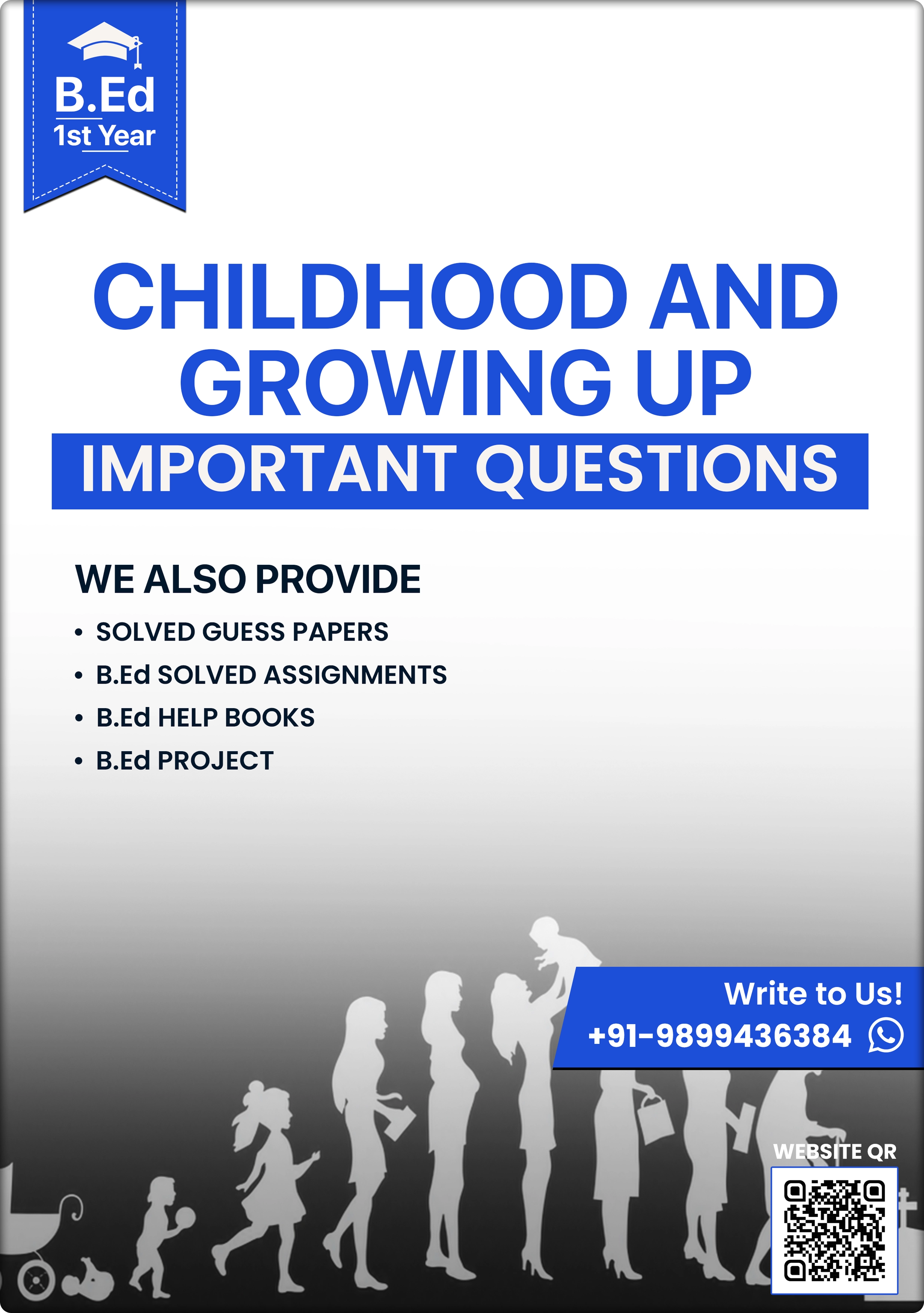 Childhood and Growing Up Important Questions B.Ed 1st Year MDU 2026