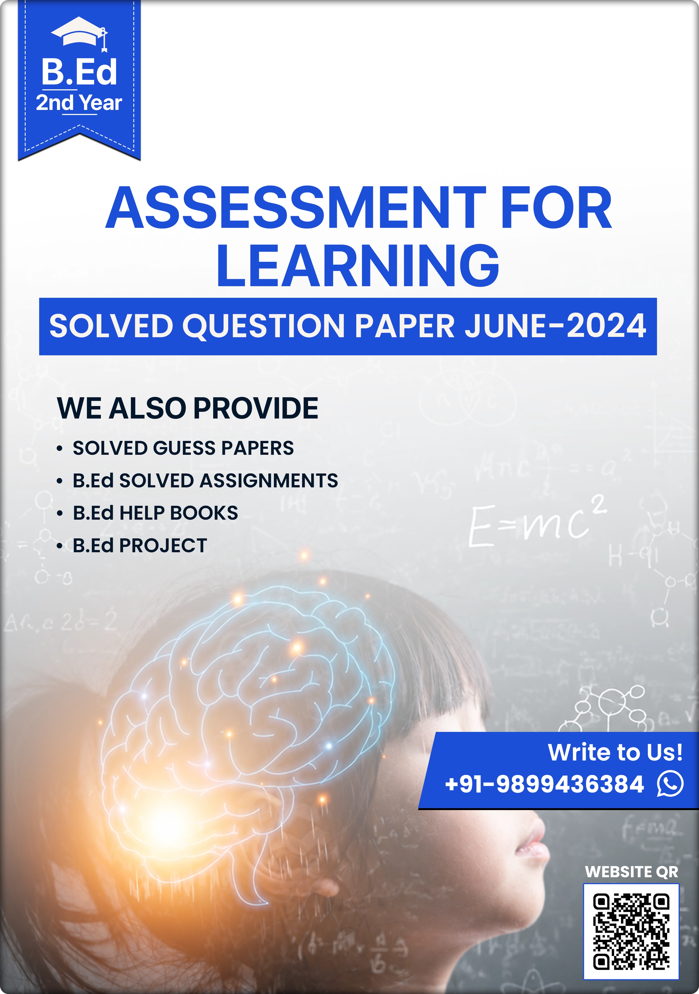 Assessment for Learning B.Ed Question Paper — June 2024 (With Solutions)