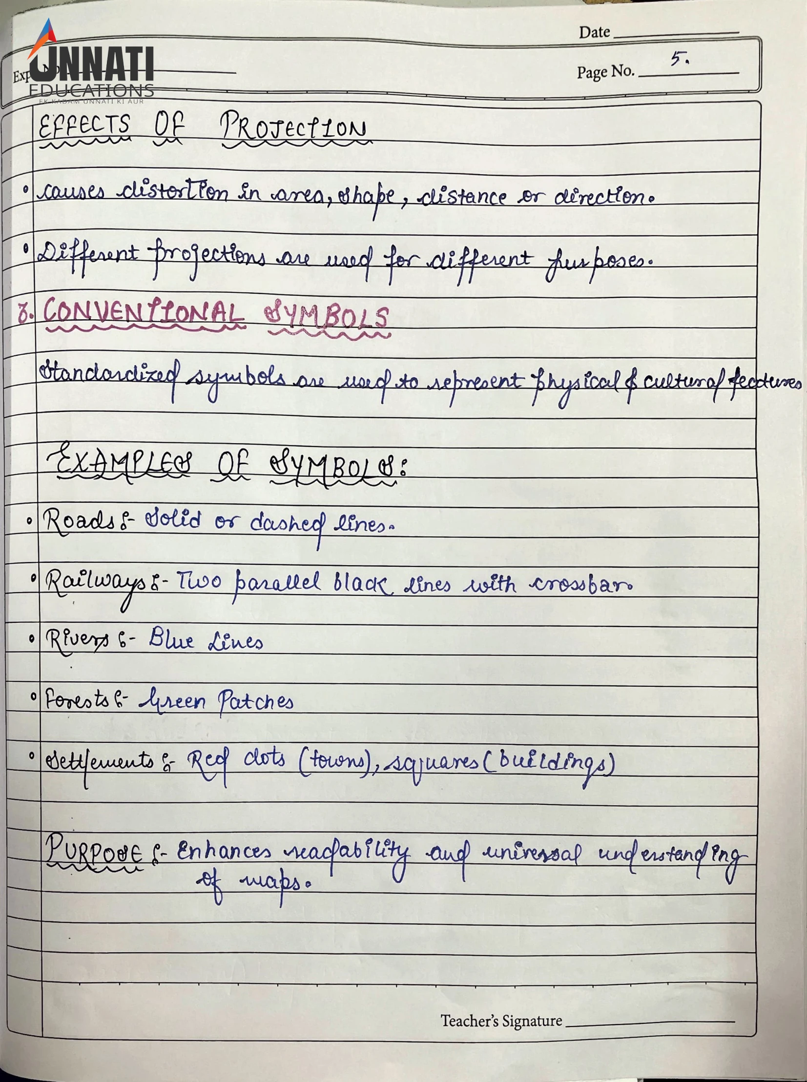 NIOS Geography 316 practical file sample page 9 – GPS and navigation systems