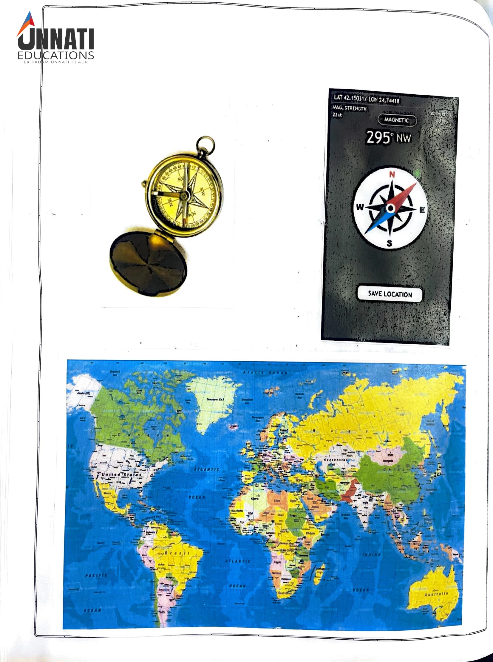 NIOS Geography 316 practical file sample page 10 – GIS layers