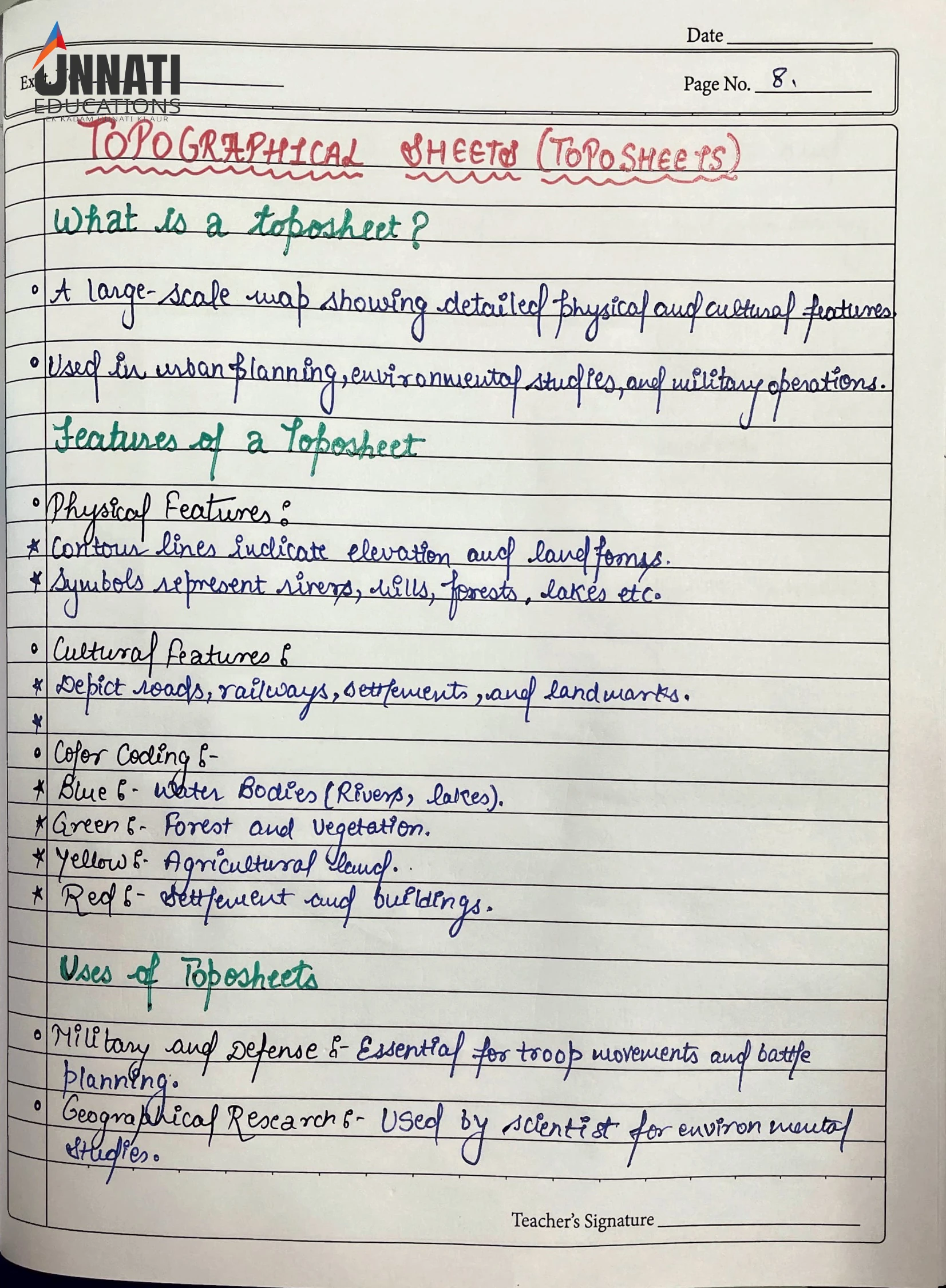 NIOS Geography 316 practical file sample page 15 – line and star graphs