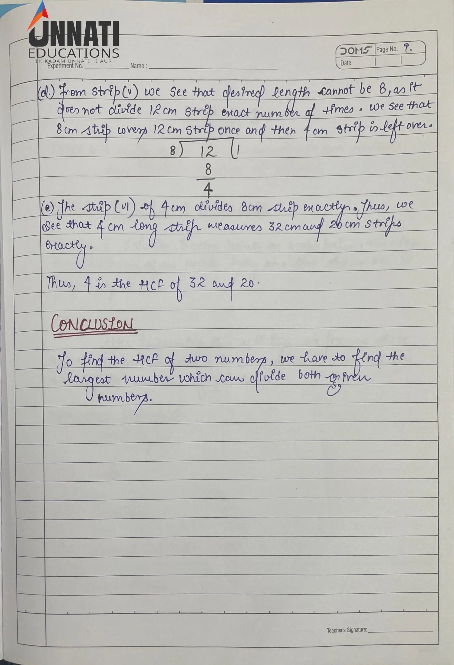 NIOS Mathematics 211 practical file sample page 15 - Angle-Sum Activity
