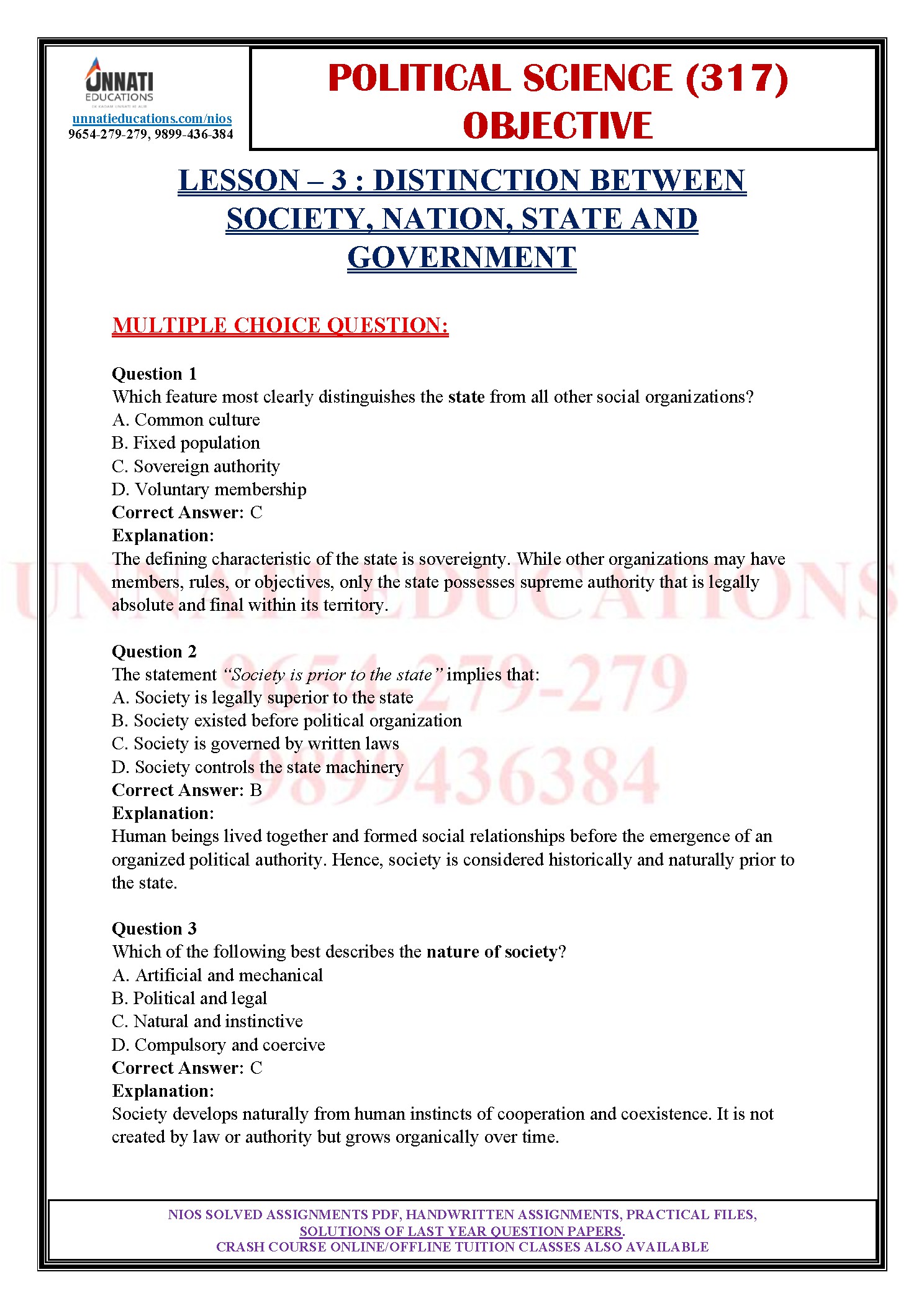 ramed in the paper. The samples below show three to six questions from each format so you can check the depth and accuracy for yourself. The complete file carries the full bank across every lesson listed in the coverage table further down.