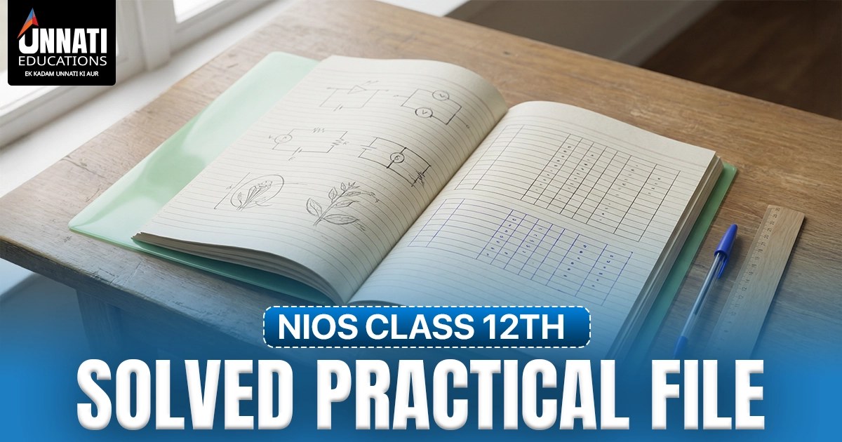 NIOS Class 12 Practical File Solved