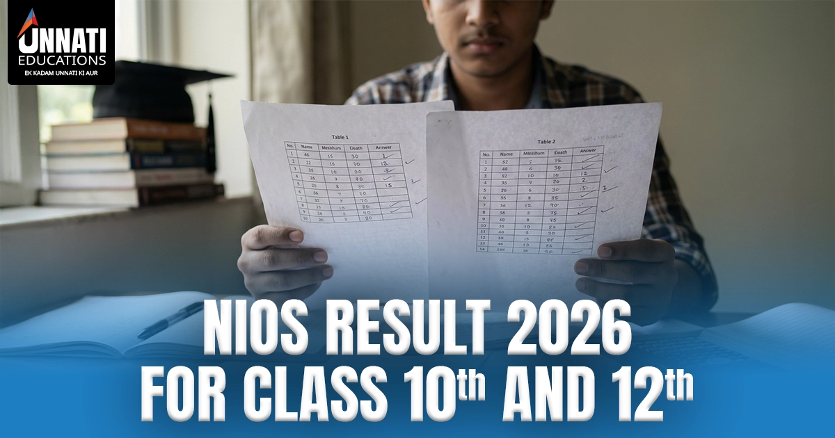 NIOS Result 2026 for Class10th And 12th