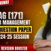 IGNOU BPAG 171 question paper June 2025 | BPAG 171 Question Paper Fully Solved Don’t Miss