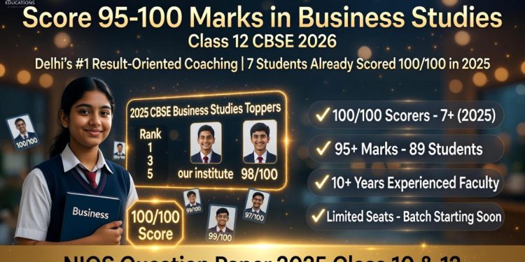 Business Studies Coaching in Delhi