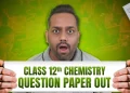 NIOS 12th Chemistry Question Paper Oct 2025 | Real Paper Review + Expected Pattern