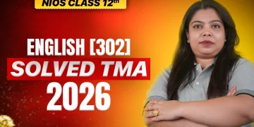 NIOS TMA English Class 12 2025-26 Solved | NIOS TMA English Class 12 – 20/20 Trick!