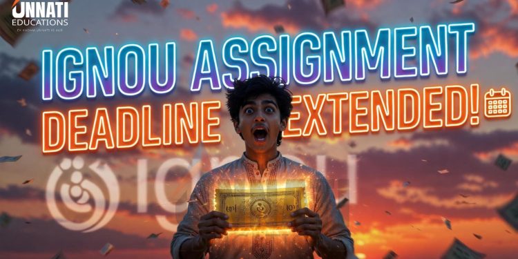 IGNOU Assignment deadline extended