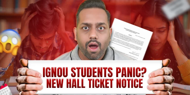 IGNOU Hall Ticket December 2025 OUT | Official Update + Download Link