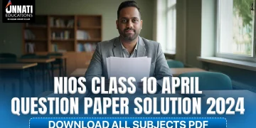 NIOS Class 10 April Question Paper Solution 2024