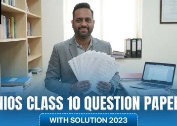 NIOS Class 10 Question Paper with Solution 2023