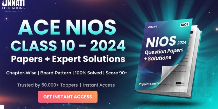 NIOS Class 10 Question Paper with Solution 2024