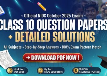 NIOS Class 10 Question Paper With Solution October 2025