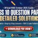 NIOS Class 10 Question Paper With Solution October 2025