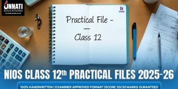 NIOS Class 12 Practical Files & Experiments (Lab)