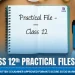 NIOS Class 12 Practical Files & Experiments (Lab)