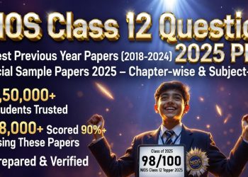 NIOS Class 12 Question Paper 2025 – Previous Year & Sample