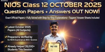 NIOS Class 12 Question Paper October 2025 with Solution