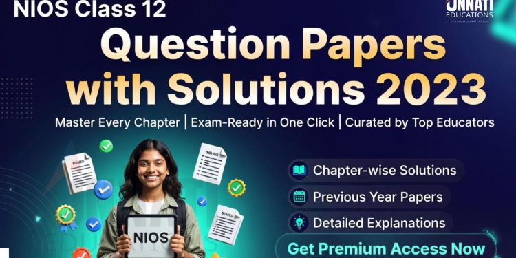 NIOS Class 12 Question Paper With Solution 2023