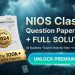 NIOS Class 12 Question Paper with Solution 2024 – Download All Subjects PDF