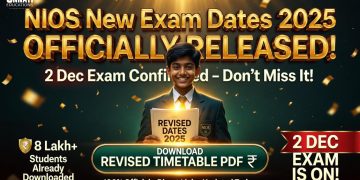 NIOS Postponed Exams New Dates 2025