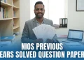 NIOS Previous Years Solved Question Papers