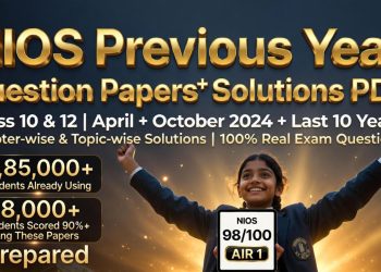 NIOS Question Paper Previous Year with Solutions