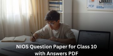 NIOS Question Paper for Class 10 with Answers PDF