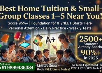 Tuition for Class 1 to 5 Near Me