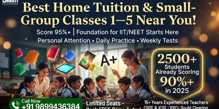 Tuition for Class 1 to 5 Near Me