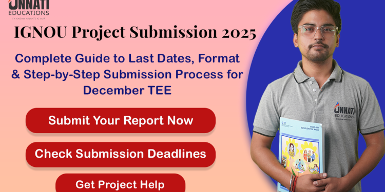 ignou project submission 2025
