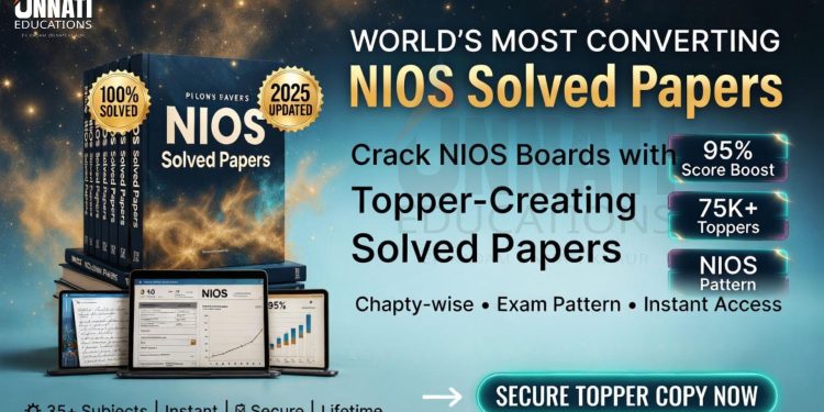 NIOS Question Paper of Previous Year