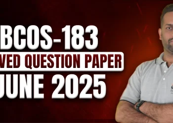 BCOS 183 June 2025 Paper Exposed: Solved Answers + Hidden Patterns