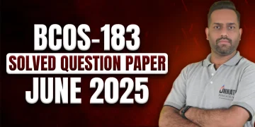 BCOS 183 June 2025 Paper Exposed: Solved Answers + Hidden Patterns