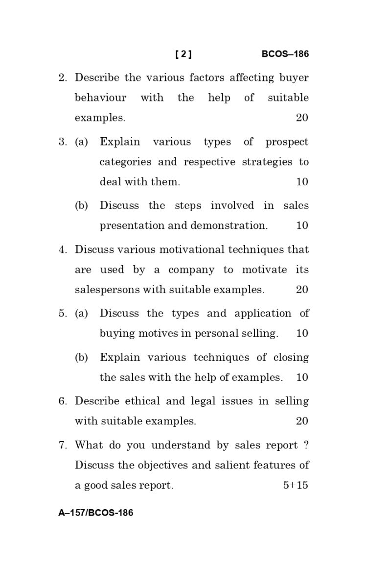 BCOS 186 Question paper JUNE 2025