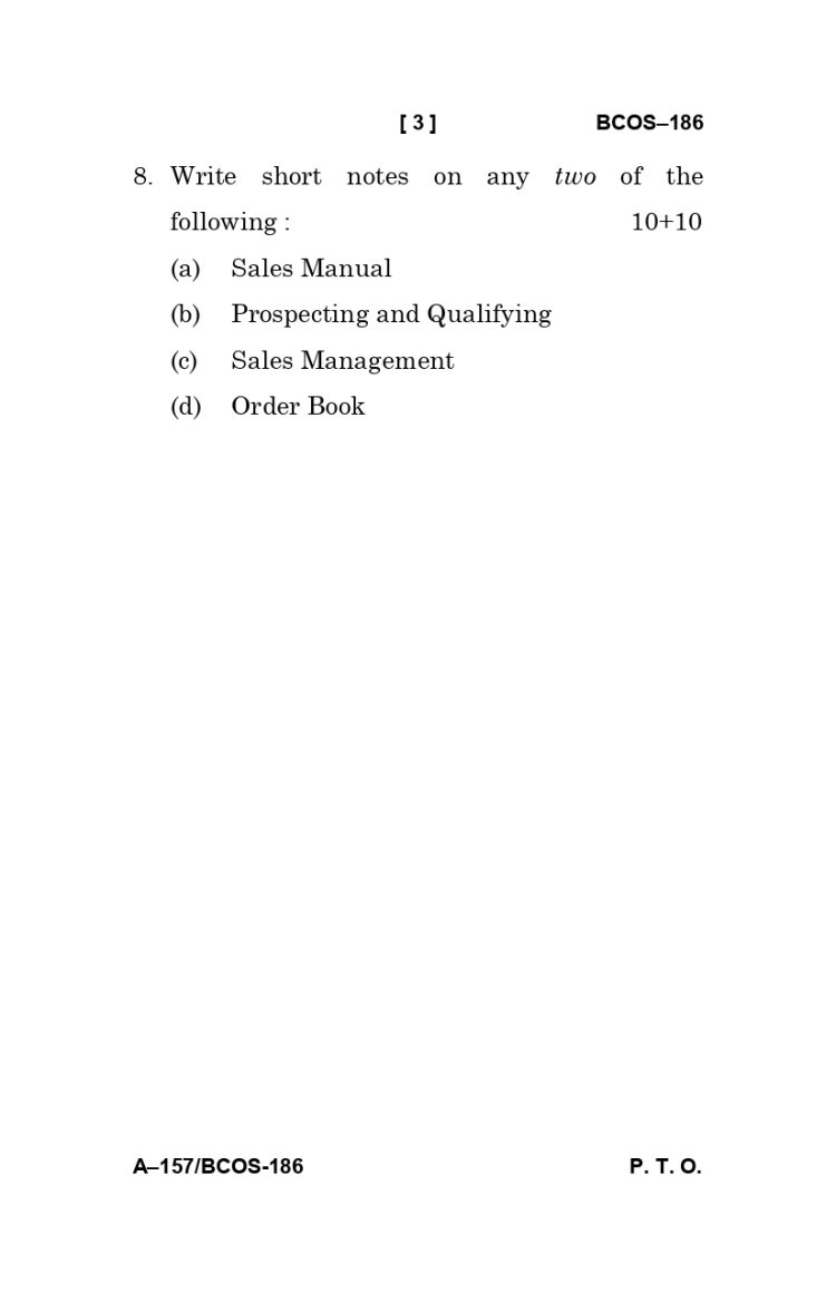 BCOS 186 Question paper JUNE 2025