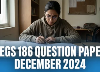BEGS 186 Question Paper December 2024