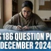 BEGS 186 Question Paper December 2024