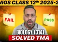 NIOS Class 12 Biology TMA English Medium 2026 | Exam Made Easy