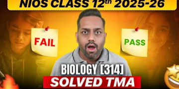 NIOS Class 12 Biology TMA English Medium 2026 | Exam Made Easy