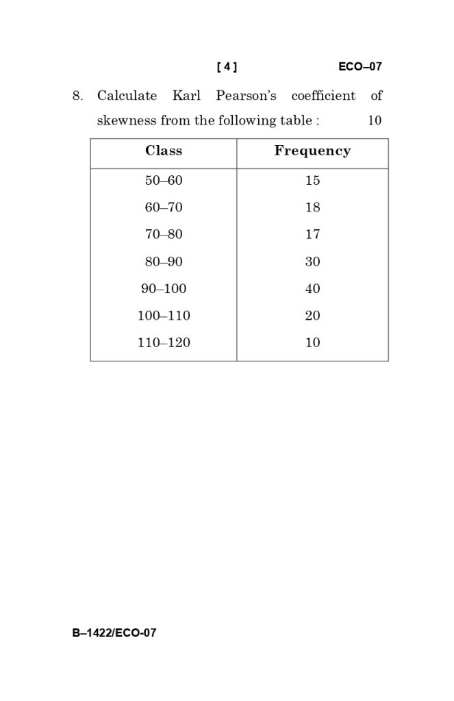 ECO 07 question paper june 2025