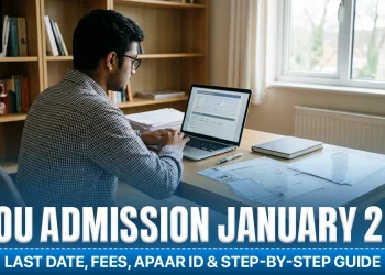 IGNOU Admission January : Last Date, Fees, APAAR ID & Step-by-Step Guide