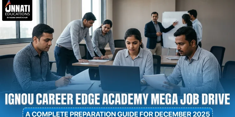 IGNOU Career Edge Academy Mega Job Drive