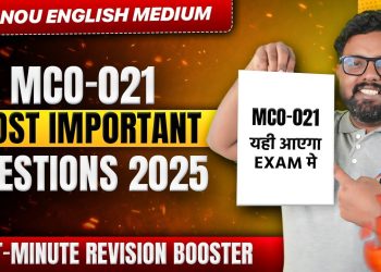 MCO 021 Question Paper June 2025
