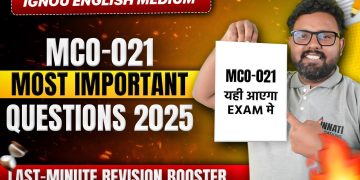 MCO 021 Question Paper June 2025